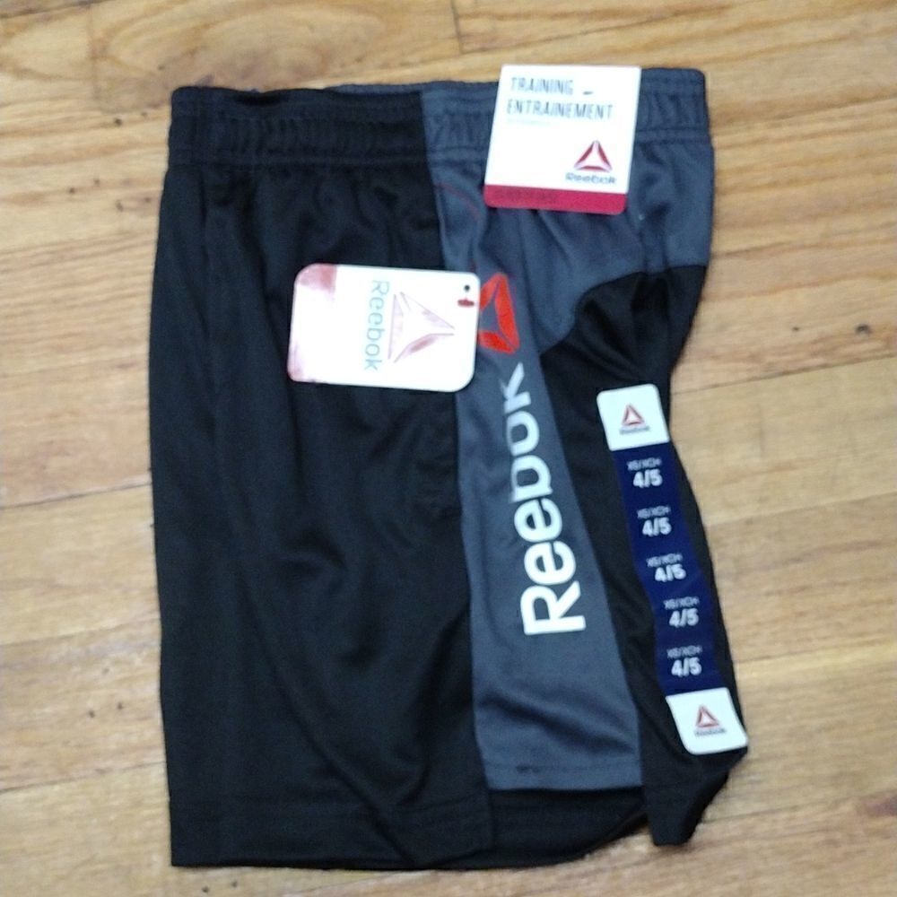 Reebok Boys Athletic Basketball Shorts  sz XS 4/5